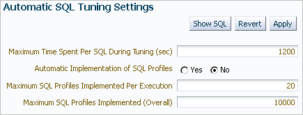 Recommandation Auto Implemented With Sql Tuning Advisor